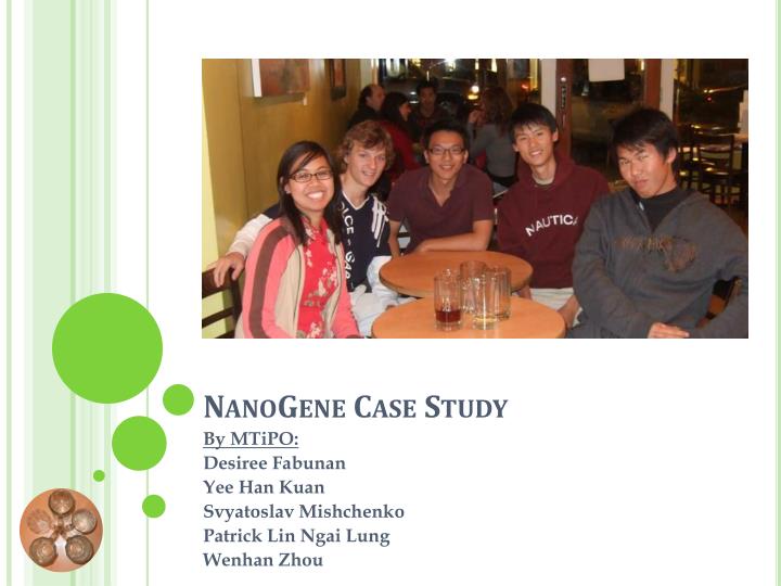 Nanogen harvard case studies